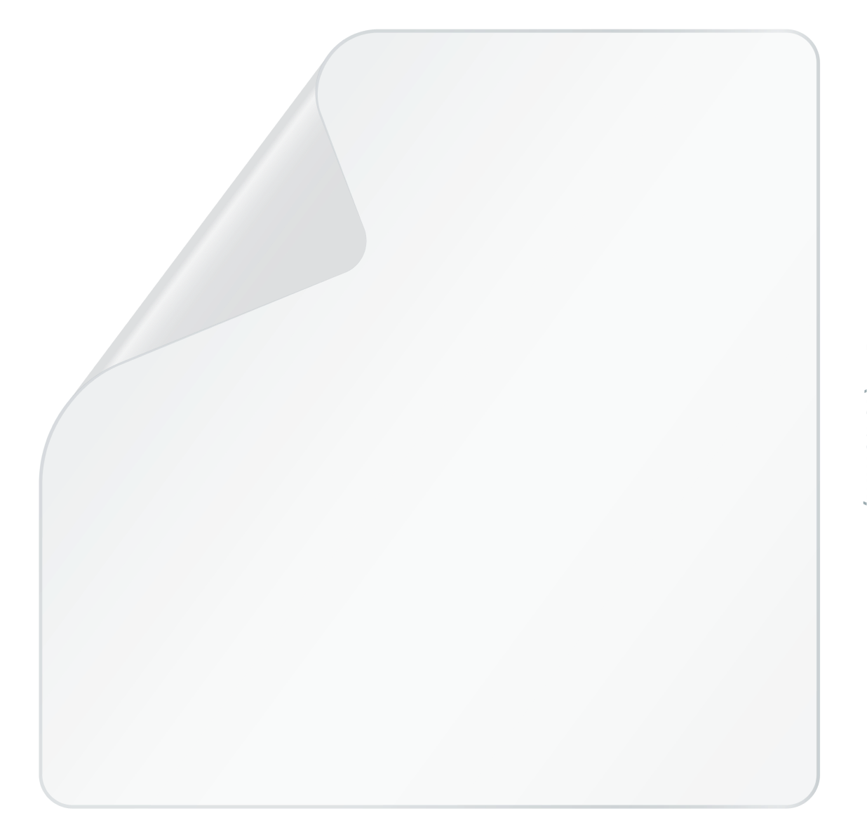 Clear adhesive badge