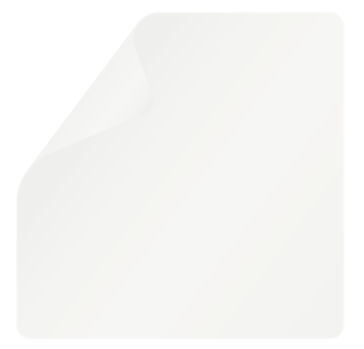 White adhesive badge